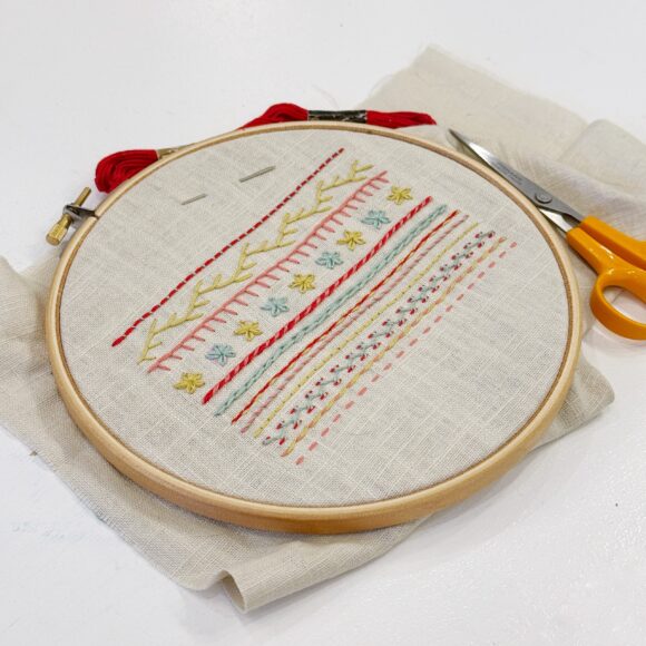 Stitch Sampler tashandtanyar creative workshops n10